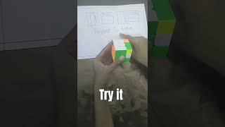 3by 3 in 6 moves#shorts  #cubing #youtube #trending #never seen before trick #trendingshorts