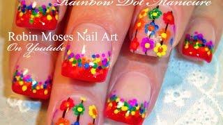 DIY Easy Rainbow nails! |  Dot Daisy Nail Art Dotticure