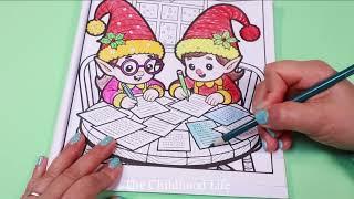 The Elf - Christmas Coloring Page For Kids | Lily Grace Coloring Book | Coloring Fun for Kids