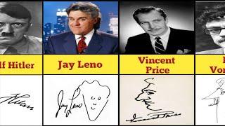 Coolest Signatures From Famous People || Celebrity Coolest Signature