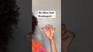 Say Goodbye to Hair Breakage! #shorts #naturalhair #type4hair #4chaircare #aphogee #jwj