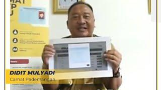 [TESTIMONI E-FILING] Camat Pademangan - Didit Mulyadi