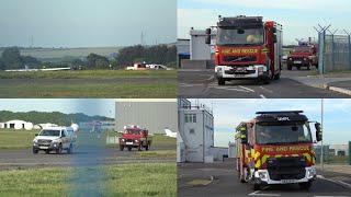 *Plane Crash* Light aircraft crashed landing at Lee-On-The-Solent airfield