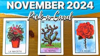 WHAT WILL NOVEMBER 2024 BRING?   PICK A CARD TAROT READING