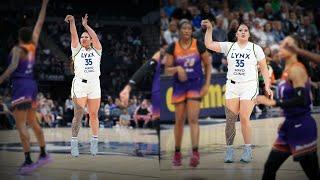 Alissa Pili drops 20 with perfect  4 three pointers | Lynx v Mercury