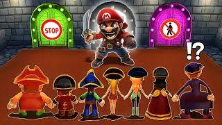 Mario Party 9 Special - All Characters Pirate Costumes (Hardest Difficulty)