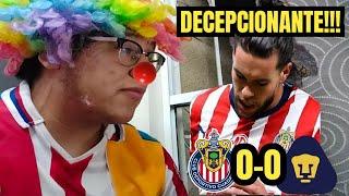 DECEPCIONANTE!!! Reacción a Chivas (0) vs Pumas (0) | Goool Gress