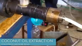 Coconut oil extraction - Cold press machine 55mm