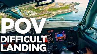 Pilots POV | Boeing 737 landing in Funchal Madeira Airport LPMA