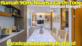 Rumah Minimalis 90m2 Desainnya Homey Banget! Paradesa Cibubur