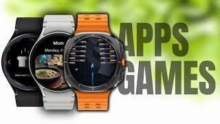 Best Apps & Games for Samsung Galaxy Watch 7 / 6 / 5 / 4 Watch FE !