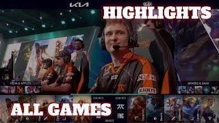 FNC vs KC - All Games (Bo5) Highlights | Semi Final LEC Winter 2025 | Fnatic vs Karmine Corp