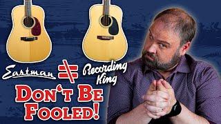 Dreadnought Battle: Recording King RD-318 vs. Eastman E10D | Are All Imported Guitars Created Equal?