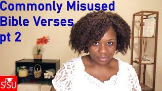 SSU Bible Study, E157 "Commonly Misused Bible Verses" pt 2