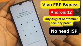 Vivo Android 12 FRP Bypass No need ISP ||  Vivo FRP Bypass Tutorial July August September Sceurity