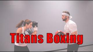 Hit'n Mitts FT. Danny & Jess | Titans Gym Twinsburg | Boxing Class