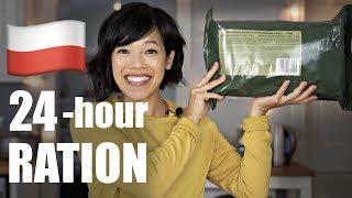 POLISH 24-hour Army Ration Unboxing & MRE TASTE TEST