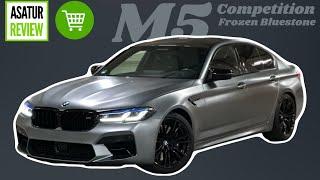 В ПРОДАЖЕ BMW M5 F90 Competition Frozen Bluestone / БМВ М5 Ф90 Морозный Серый Гранит  2024