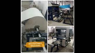 paper plate lamination machine roll to roll and slitting