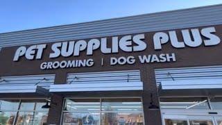 Pet Store Tour with a DOG WASH?!?! -Pet Supplies Plus - Animal Grooming Center - Pet Store Deals