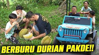 DITDIM NGE BOLANG!! NGAJAKIN AYAH PAKAI JEEP MBOLANG CARI DURIAN DI HUTAN SEKALIAN OFFROAD