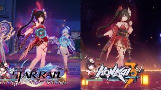 Hi3 Sparkle vs HSR Sparkle Honkai Impact 3rd x Honkai: Star Rail Collaboration