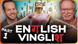 ENGLISH VINGLISH Movie Reaction Part 1/3 | Sridevi | Adil Hussain |