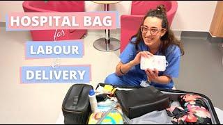 Hospital Bag for Labour / Labor & Delivery Midwife Approved Checklist