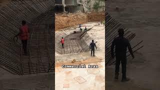 Commercial Construction Area | Civil Engineer #civilengineering #shortvideo #civilsiteengineering