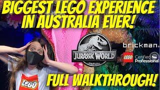 Jurassic World LEGO exhibition by Brickman - full tour!