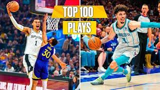 TOP 100 NBA PLAYS OF 2024 ! 