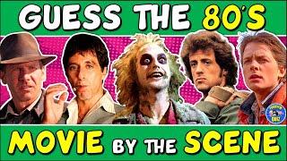 Guess the "80s MOVIES BY THE SCENE" QUIZ!  | CHALLENGE/ TRIVIA