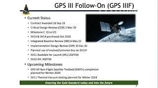 WEBINAR: GPS & MGUE Program Update & High Dynamic Testing