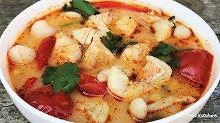 Creamy Tom Yum Fish ต้มยำปลาน้ำข้น  | RK Thai Kitchen