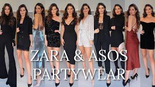 ZARA & ASOS PARTYWEAR | NYE XMAS OUTFITS HAUL