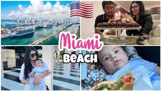 PRIMEIRA VEZ DO BEBE EM MIAMI BEACH | MELHOR BURGER DO MUNDO