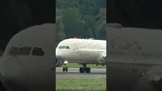 Boeing 787-9 takeoff Zürich #boeing #787 #zurich #airport #etihad #aviation #takeoff