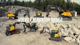 The Volvo Construction Equipment Excavator range