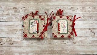 Vintage Christmas Junk Journal Flip Through (Both SOLD thanks)