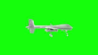 Airplane flying green screen effect video | free green screen - free use