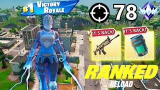 RANKED OG Fortnite Reload | High Kill Gameplay | Keyboard And Mouse | 78 Kills