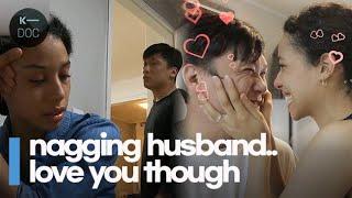 My Korean husband who majored nagging but also loving | Korean+American couple Vlog