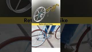 New Innovation - Retro direct bike  #cad #3dengineering #mechanical #machine #bicycle #innovation