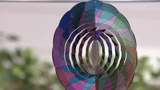 Colorful Hanging 3D Spiral Wind Spinner on QVC