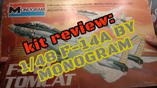 in-box review: 1/48 F-14A tomcat by monogram