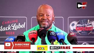 Interview with Manqoba Mngqithi | Carling Knockout | Mamelodi Sundowns vs Golden Arrows