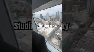 ️would you record here ?? 40 floors up ️ #highrise #skyscraper #miami #studio #rap