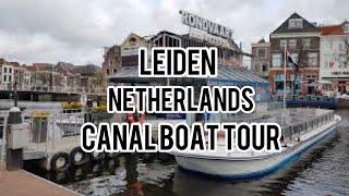 Canal boat tour Leiden/ last summer 2021