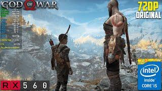 RX 560 | God of War | i5 3570 | 12GB Ram - 720P Original Settings