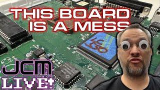 Recapping a Macintosh LC550 Motherboard for Ron's Computer Videos